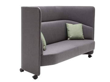 IN OUT OFFICE SF2254 - High-back fabric sofa by Andreu World - view 3